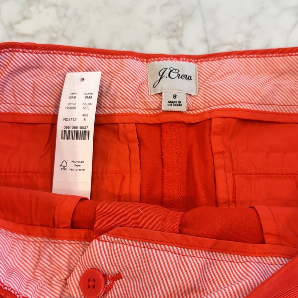 NWT J Crew Chino Shorts - Picture 2 of 7